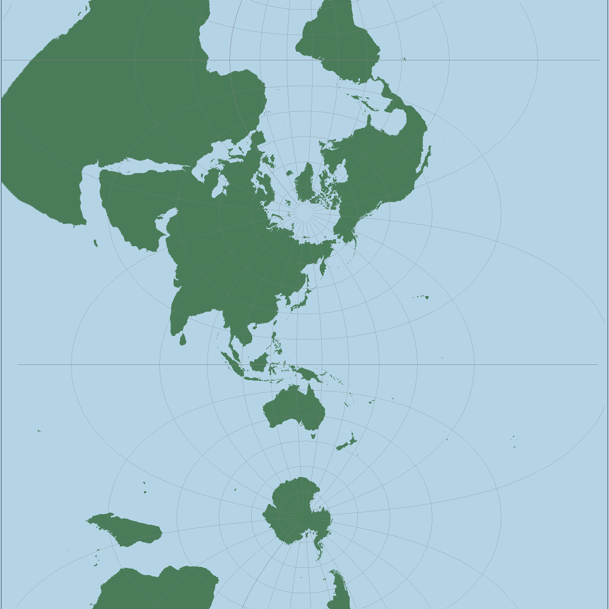 横メルカトル図法